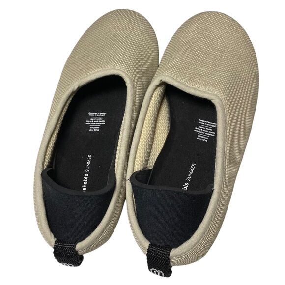 Mahabis Summer Slippers 39 Womens US 8 Slip On Shoes Beige Comfort Loafer Casual - Picture 7 of 16